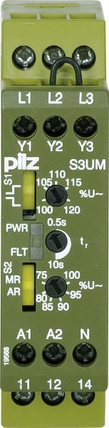 PILZ - Spannungsüberwach.relais 230VAC UM 500/550 S3UM #837390