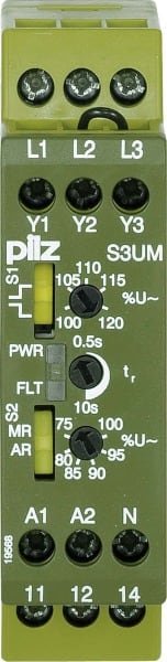 PILZ - Spannungsüberwach.relais 120VAC UM 440/480 S3UM #837395
