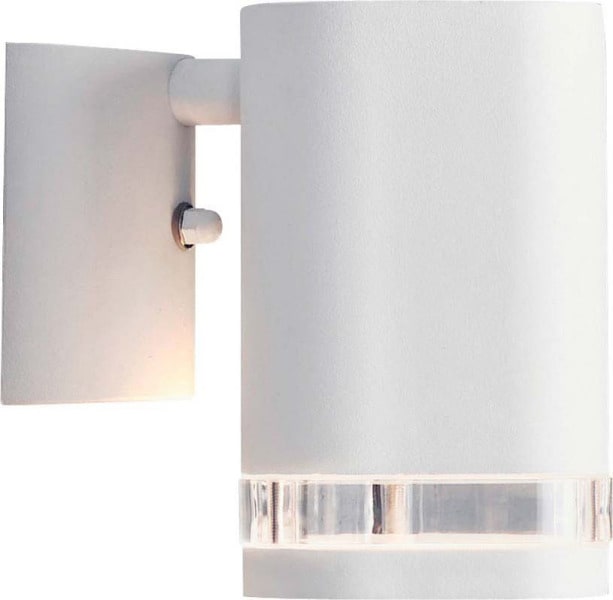 KONSTSMIDE - 1xGU10 35W 250lm 2900K IP44 Aufbau schwarz B9H13,5T14,5cm