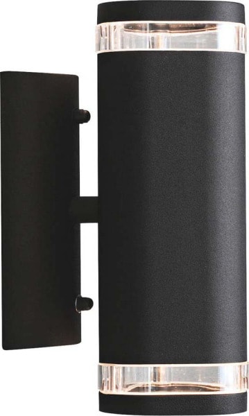 KONSTSMIDE - 2xGU10 35W 500lm 2900K IP44 Aufbau schwarz B9H23,5T14,5cm
