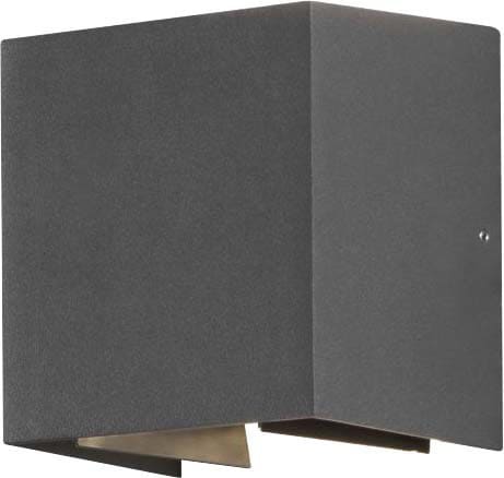 KONSTSMIDE - HPLED 2x3W 460lm 3000K IP54 Afb.LK0-90° antr.B13H13,5T12,8cm