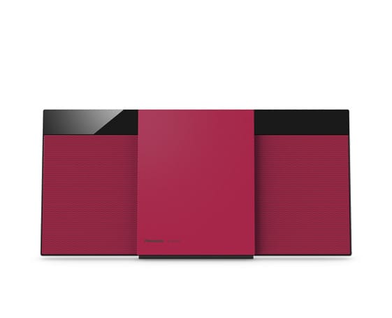 PANASONIC - Hifi-Micro-System 20W DAB+ UKW CD BT USB AUX wandm.fähig rot
