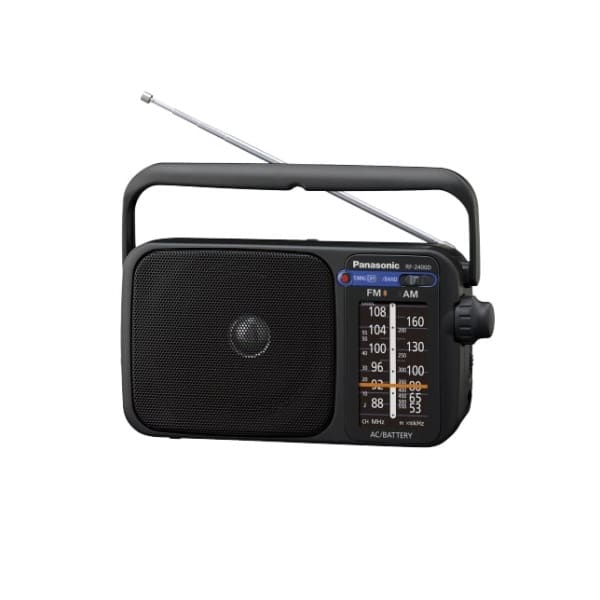 PANASONIC - Radio tragb. UKW/MW AFC LED Anzeige Netz/Batterie schwarz