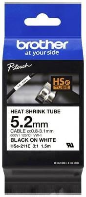 BROTHER - Schrumpfschlauchkassette glb/sw, 21mm, 1,5