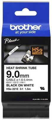 BROTHER - Schrumpfschlauchkassette ws/sw, 9,0mm, 1,5m HSe-221E