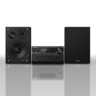 PANASONIC - MicroHifiSystem 120W DAB+ UKW CD MP3 USB BT WLAN AuxIn HiRes sw