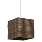 LEDVANCE - Decor Cardboard Square Pendant E27 Brown