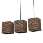 LEDVANCE - Decor Cardboard Square Pendant 3XE27 Brown