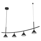 LEDVANCE - Decor Fuji 4XPendant Linear 16W 930 Black