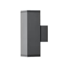 KONSTSMIDE - 2xGU10 35W 720lm 2700K IP44 Aufbau up/do.antraz.B6,5H20T10cm
