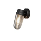 KONSTSMIDE - Vega Wandleuchte ohne Schirm schwarz, 1xE27 Sockel, max 1x60W, 240V, Aluminium/Glas