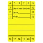 BEHA-AMPROBE - Prüfetiketten 60 x 40 mm (250 St.) - Gelb