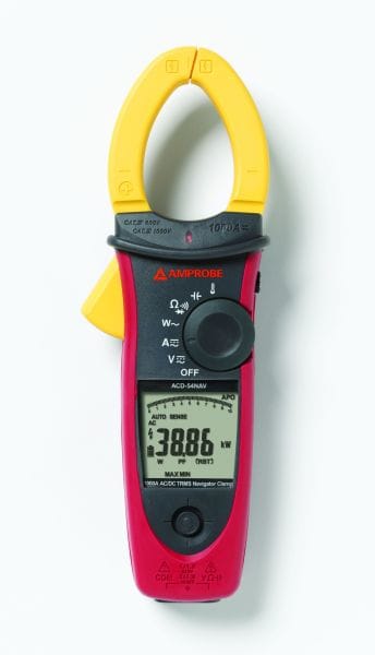 BEHA-AMPROBE - AC/DC TRMS Leistungsmesszange, 1000 A, Zangenöffnung 42 mm