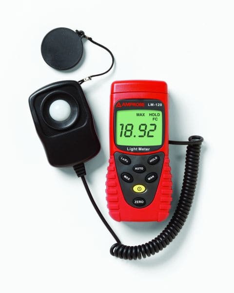 BEHA-AMPROBE - Digitales Luxmeter mit Data-Hold, Man/Auto Messbereichswahl