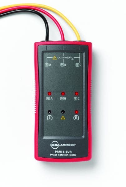 BEHA-AMPROBE - Drehfeldrichtungsanzeiger LED mit fixen Messleitungen