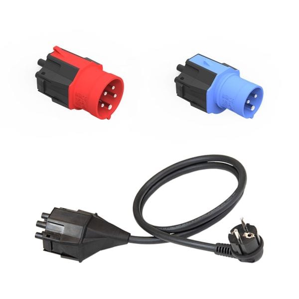 DINITECH - intellig. Steckeraufsätze 16A 5Pol, 16A 3Pol, ''Schuko'' 13A