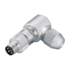BINDER - M8 Kabelstecker, Polzahl: 4, 3,5-5,0 mm, schirmbar, löten, IP67, UL