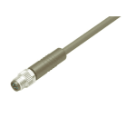 BINDER - M8 Kabelstecker, Polzahl: 3, mit Kabel, IP67, UL, PUR, 3 x 0,34 mm², 2 m