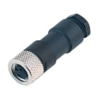 BINDER - M8 Kabeldose, Polzahl: 4, 3,5-5,0 mm, ungeschirmt, löten, IP67, UL