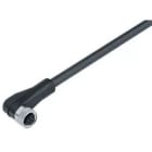 BINDER - M8 Winkeldose, Polzahl: 4, mit Kabel, IP67, UL, PUR, 4 x 0,34 mm², 5 m