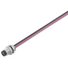 BINDER - M8 Flanschstecker, Polzahl: 3, Litzen, IP67, von vorne verschraubbar