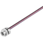 BINDER - M8 Flanschdose, Polzahl: 4, Litzen, IP67, von vorne verschraubbar