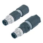 BINDER - M12 Kabelstecker, Polzahl: 4, 3,5-6,0 mm, ungeschirmt, IDC, IP67