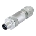 BINDER - M12 Kabelstecker, Polzahl: 4, 6,0-8,0 mm, schirmbar, schraubklemm, IP67, UL