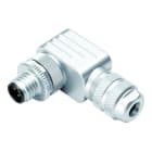BINDER - M12 Winkelstecker, Polzahl: 5, 4,0-6,0 mm, schirmbar, schraubklemm, IP67, UL