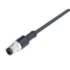BINDER - M12 Kabelstecker, Polzahl: 5, mit Kabel, IP67, UL, PUR, 5 x 0,34 mm², 5 m