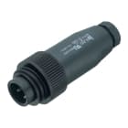 BINDER - RD24 Kabelstecker, Polzahl: 3+PE, 6,0-9,0 mm, schraubklemm