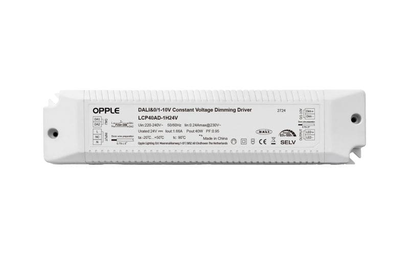 OPPLE - LEDDriver 24V-40W-DALI/10V/PWM
