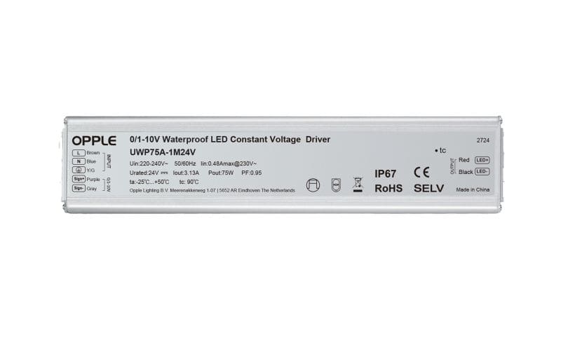 OPPLE - LEDDriver 24V-75W-10V/PWM-IP67