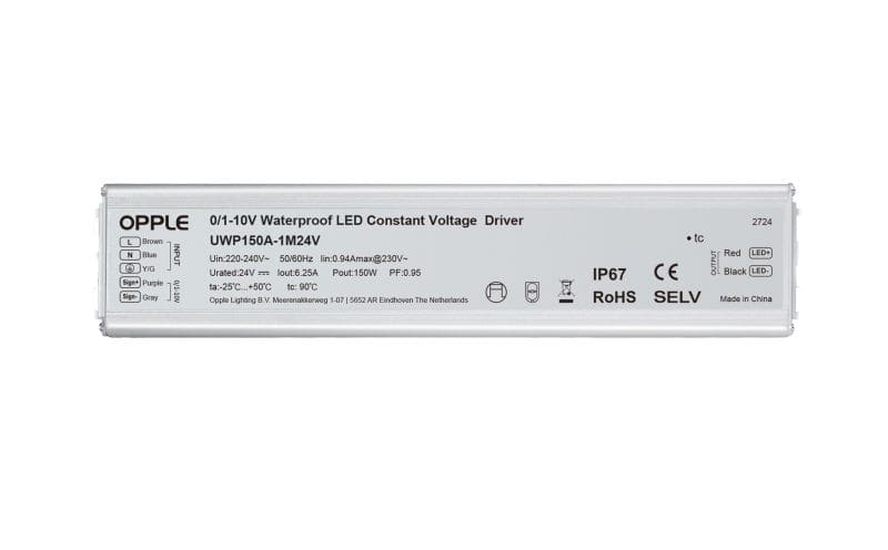 OPPLE - LEDDriver 24V-150W-10V/PWM-IP67