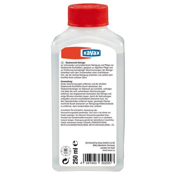 XAVAX - Glaskeramik-Reiniger 250ml