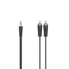 HAMA - Audio-Kabel 3.5mm-Klinken-Stecker auf 2x Cinch-Stecker 5m