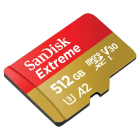 SANDISK - microSDXC Extreme 512GB R190MB/s+Adapt+1Jahr RescuePRODeluxe