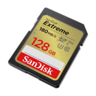 SANDISK - SDXC Extreme 128GB (180/90 MB/s R/W) + 1Jahr RescuePRODeluxe