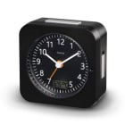 HAMA - Funkwecker analog geräuscharm Thermometer Snooze 1AA sw