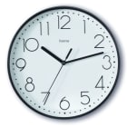 HAMA - Wanduhr Quarz analog DM:22cm geräuscharm 1xAA sw