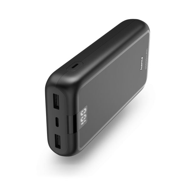 HAMA - Powerbank 20000mAh USB-C 2xUSB-A anthrazit