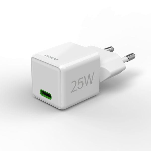 HAMA - Schnellladegerät USB-C Super-Mini-Charger PD 25W ws