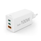 HAMA - Schnellladegerät GaN 2xUSB-C 1xUSB-A PD 100W ws