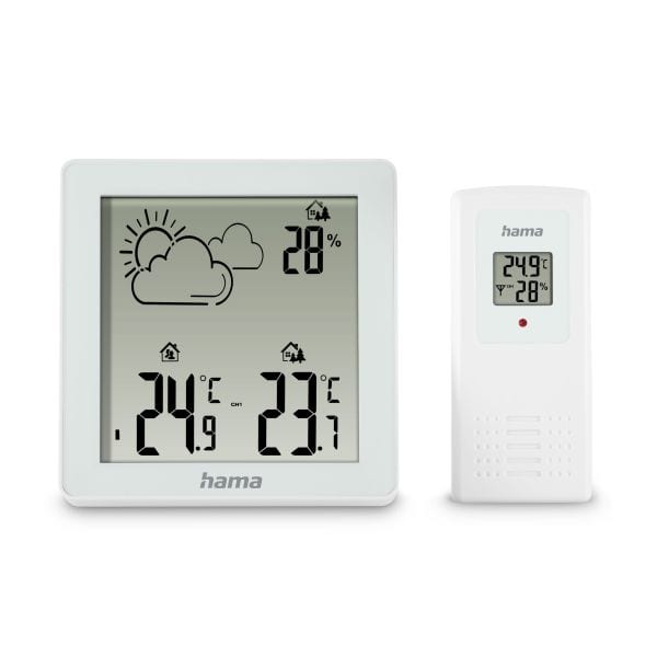 HAMA - Wetterstation Thermometer Hyrometer 1xAußensensor ws