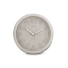 HAMA - Wecker Analog ohne Ticken DM:12cm 1Weckz. 1xAA beige