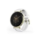 HAMA - Smartwatch 16.3-22.7cm 1.32'' HF BT Tel.Funkt. IP68 ws/gold