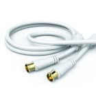 HAMA - SAT-Anschlusskabel Quick-F 100dB vergoldet 3M ws