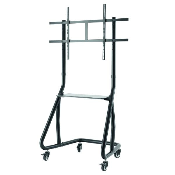HAMA - TV-Ständer ''Trolley'', bis 100 Zoll,höhenverstellbar, Schwarz