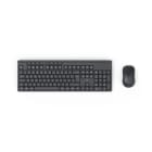 HAMA - Funk-Tastatur-/Maus-Set QWERTZ 10mReichw. 105Tasten 2xAA sw