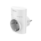 HAMA - Steckdosenadapter, Schutzkontakt, Überspannungsschutz, Netzspannung, Weiß